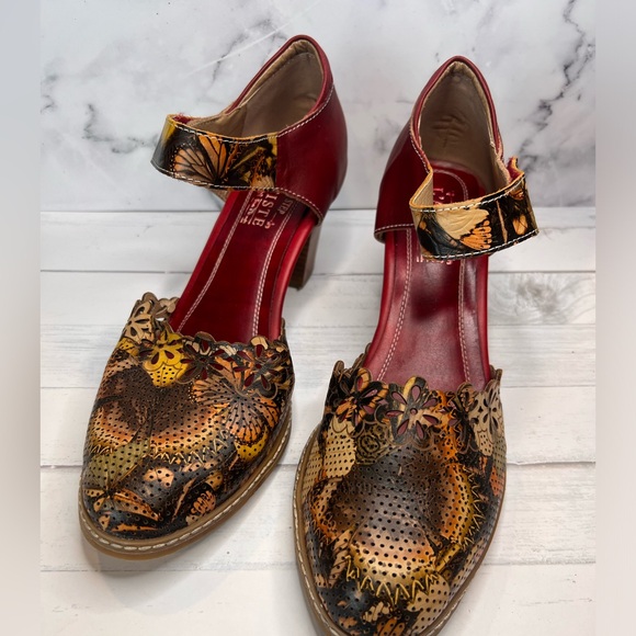 Spring Step Sunset Mary Jane Pump in red / Pre owner - Picture 10 of 11